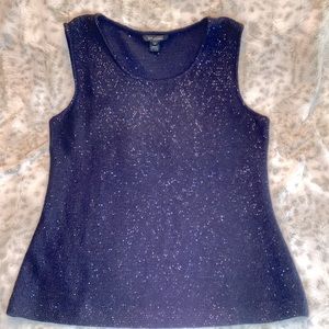 ST.JOHN  Sequin Knit Top